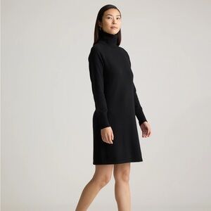 Quince Cashmere Turtleneck Dress
